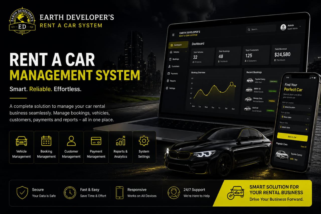 Rent A Car Software